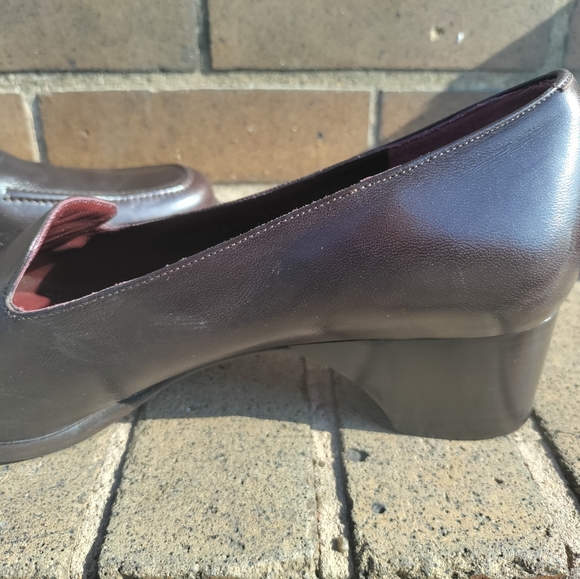 Cole Haan | Brown Slip On Leather Loafers Womens Size 9.5 - Picture 12 of 16